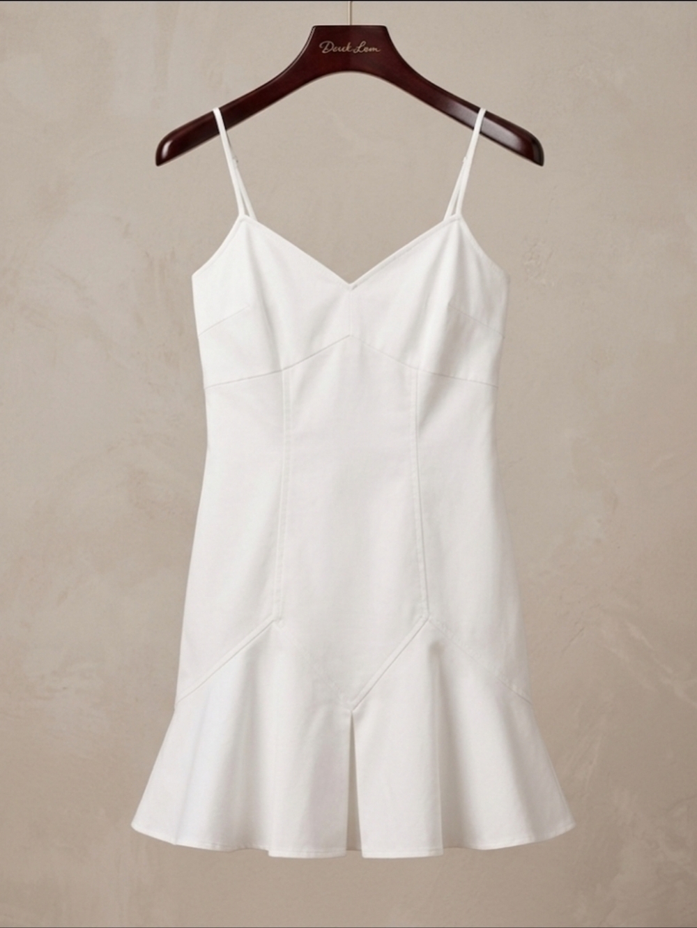 Derek Lam 10 Crosby White Cotton Mini Flare Hem Dress Sz 10 Sleeveless